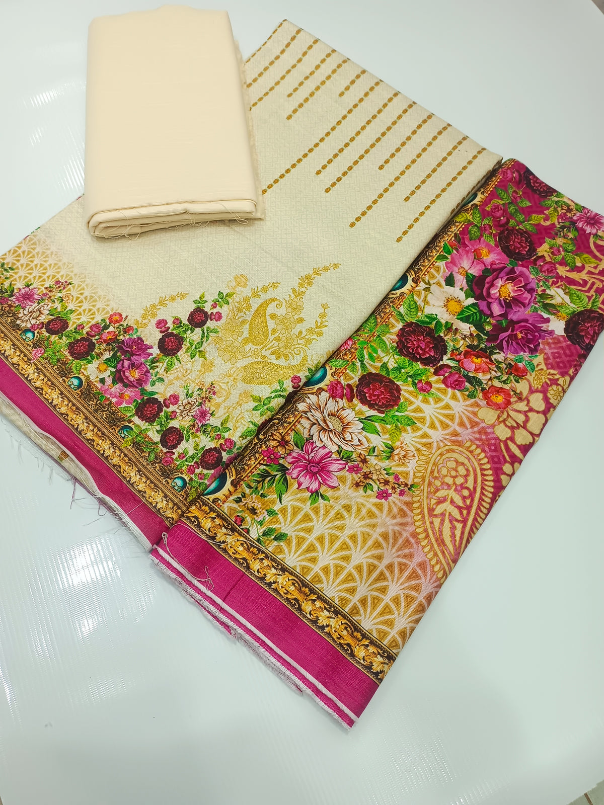 HAFIZ BY ZAMAN TEXTILE KHADDAR 3PCS